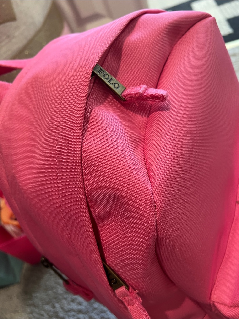 Ralph Lauren Pink polo bear  Backpack - Picture 8 of 11
